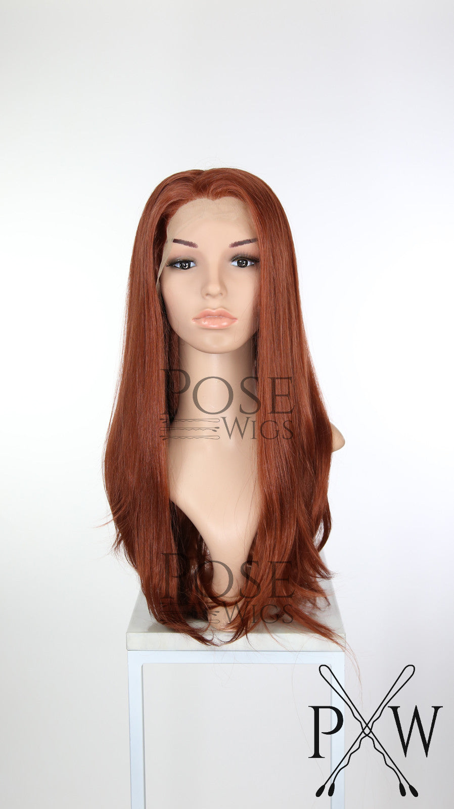 Red Long Straight Lace Front Wig - Princess Series LP160
