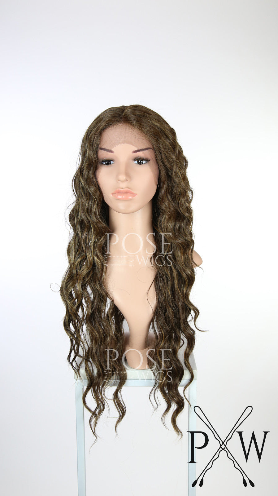 Nixie Sun-Kissed Brunette - Lace Front Wig from Pose Wigs