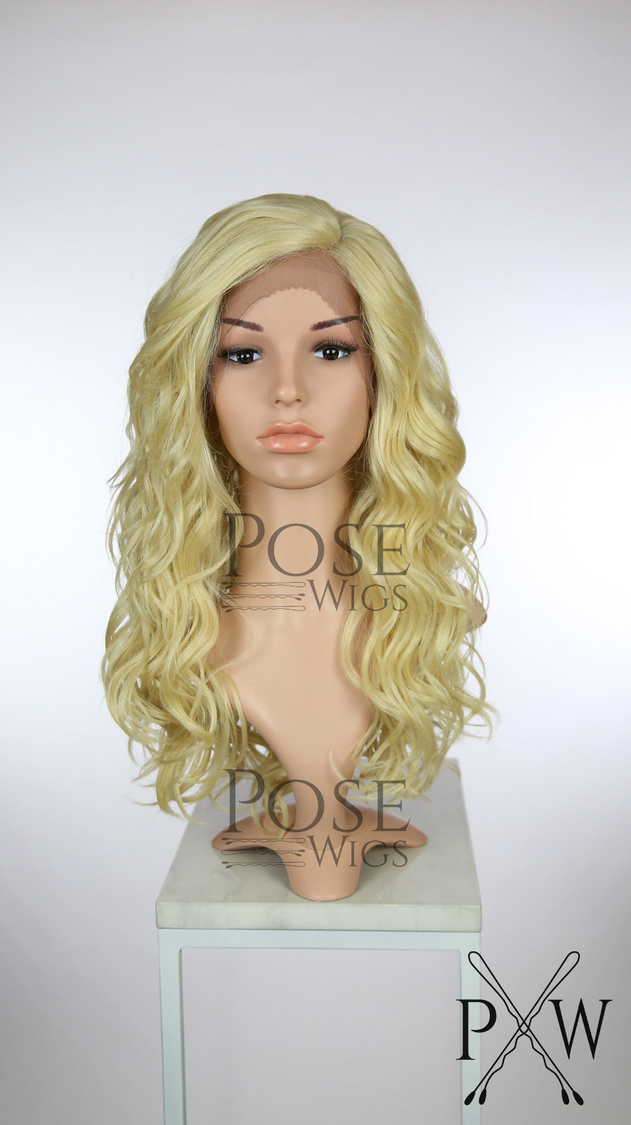 Blonde Long Curly Lace Front Wig - Duchess Series LDCAL44