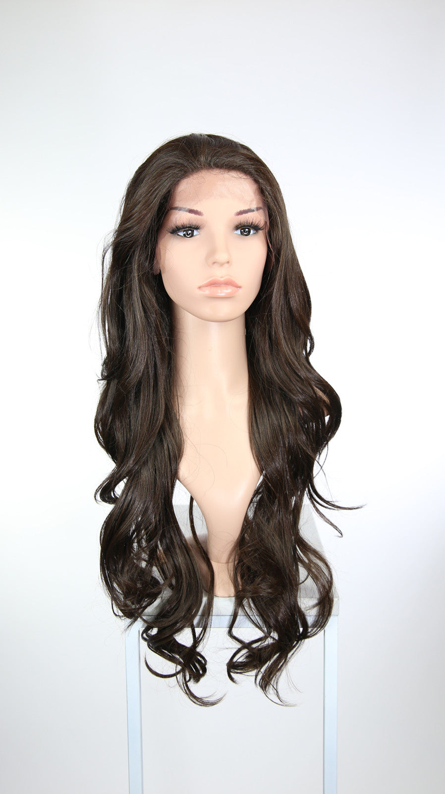Brown Long Wavy Lace Front Wig - Lady Series LLKIM19