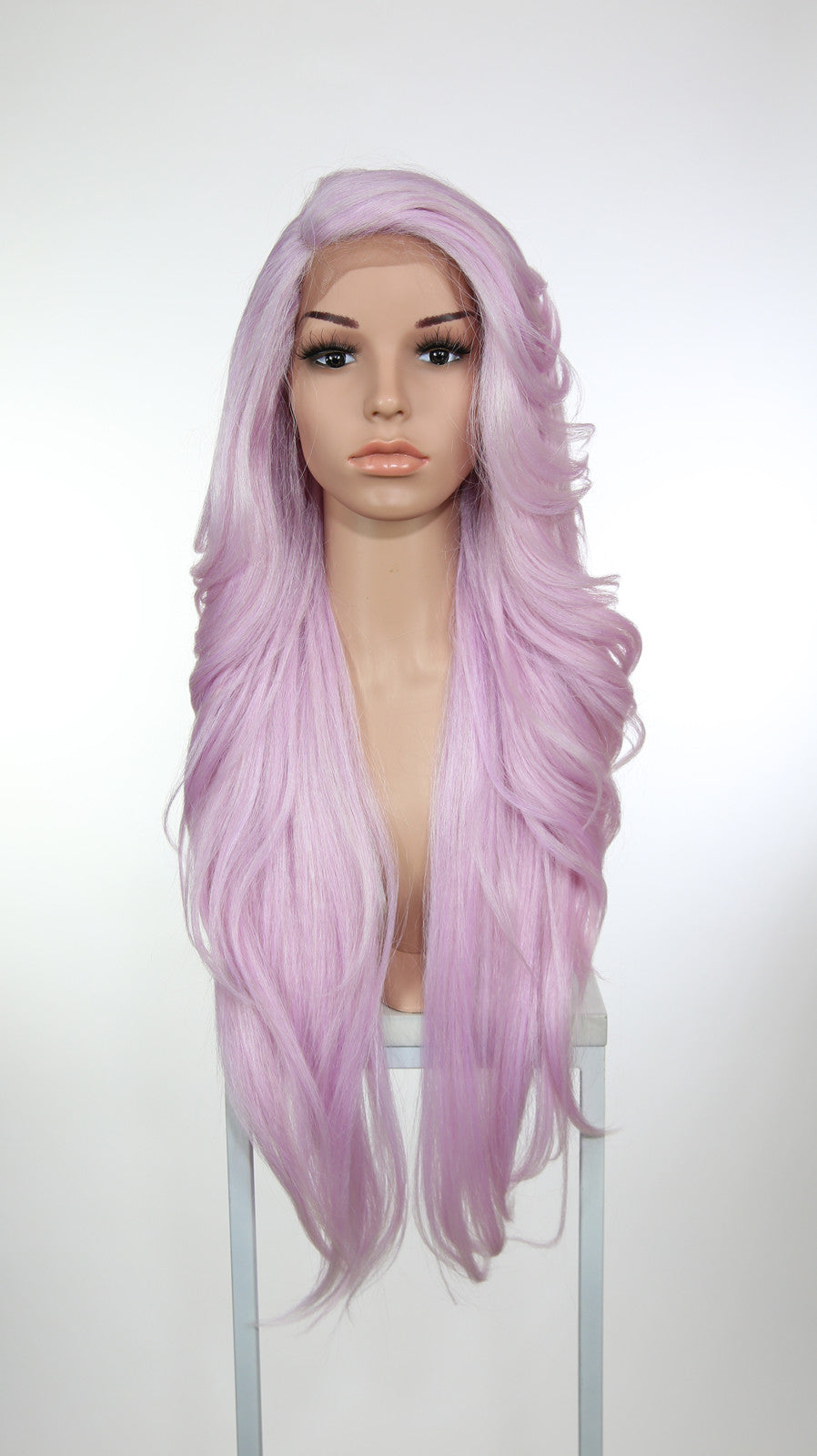 Lilac Purple Long Wavy Lace Front Wig - Lady Series LLPRU168