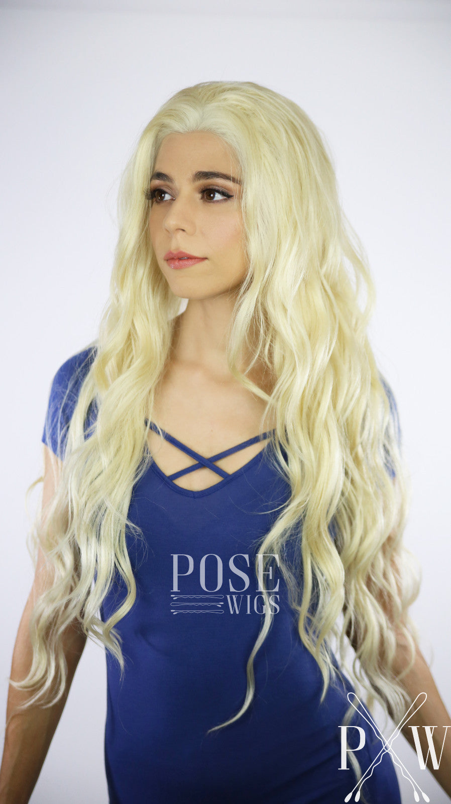 Blonde Long Curly Lace Front Wig - Lady Series LLMON44